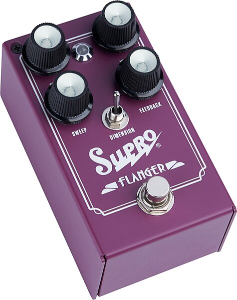 Supro Analog Flanger Pedal, New, Action Position Back