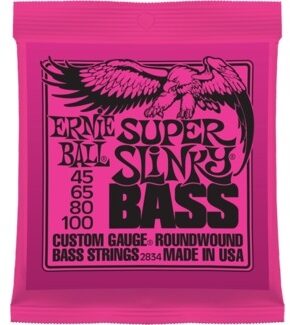 Ernie Ball P02834 Nickel Wound Super Slinky Electric Bass Strings, New, Main