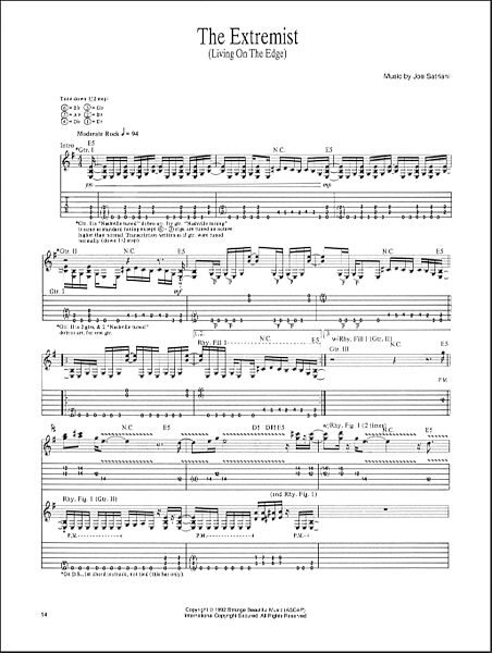 The Extremist - Guitar TAB, New, Main