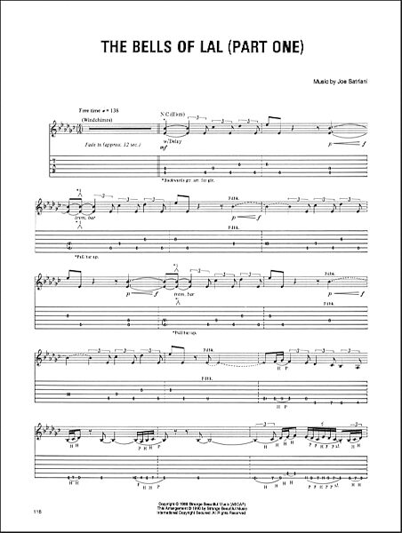 Bells Of Lal (Part One) - Guitar TAB, New, Main