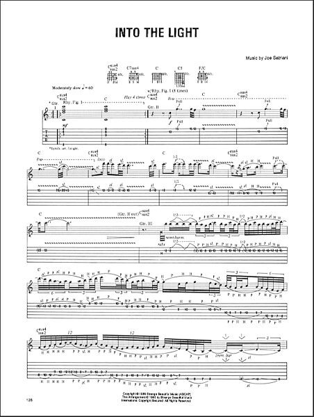 Into The Light - Guitar TAB, New, Main