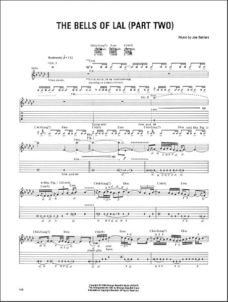 Bells Of Lal (Part Two) - Guitar TAB, New, Main