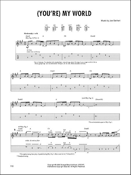 (You're) My World - Guitar TAB, New, Main
