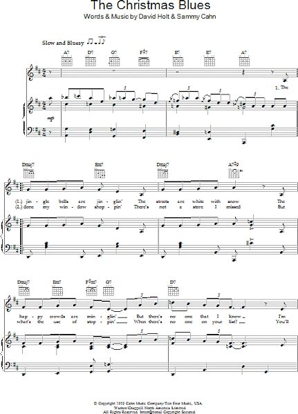 The Christmas Blues - Piano/Vocal/Guitar, New, Main