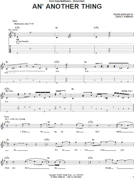 An' Another Thing - Guitar TAB, New, Main