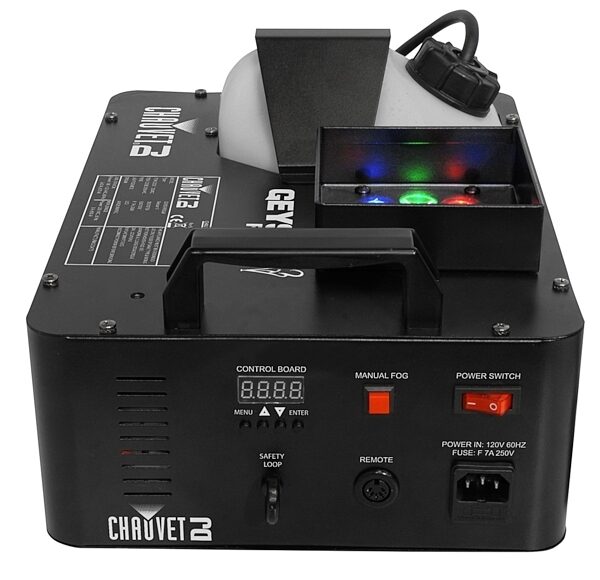 Chauvet DJ Geyser RGB Jr. Fog Machine with Effects, Side