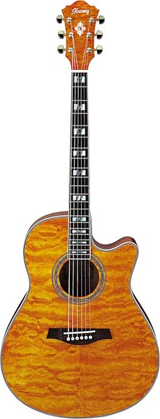 Ibanez AEF37 Acoustic-Electric Guitar, Sunset Gold