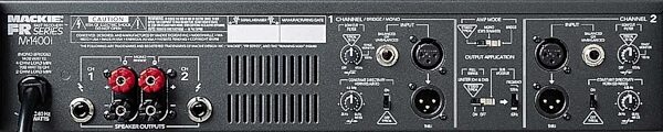 Mackie M1400i FR-Series High-Current Professional Power Amplifier, Rear