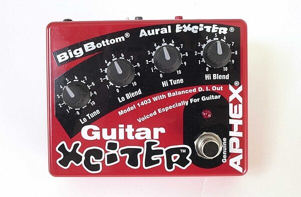 Aphex 1403 Electric Guitar Exciter Pedal with DI, Top