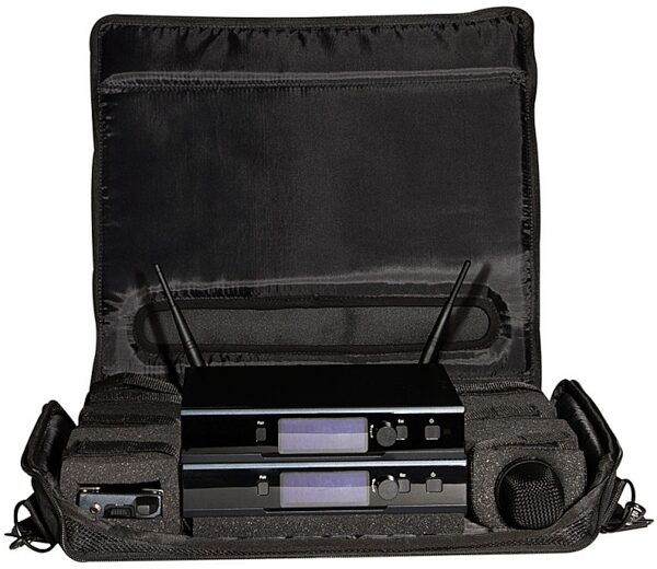 On-Stage MB5002 Carry Bag for Wireless Microphones, New, Interior
