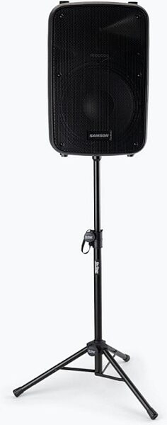 On-Stage SSAS7000B Mini Adjustable Speaker Stand, New, In Use
