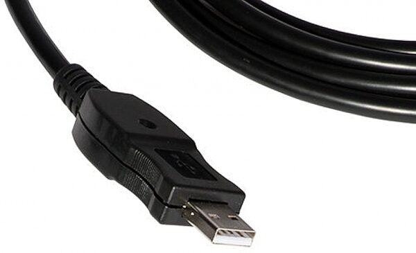 On-Stage IC-10U Instrument to USB Cable, 10 foot, Detail Front