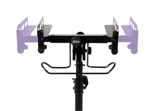 On-Stage MIX-400 V2 Mobile Equipment Stand, New, Adjustment