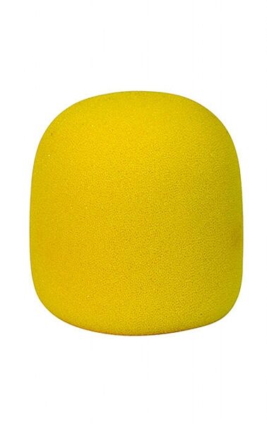On-Stage ASWS58 Foam Windscreen, Yellow, Action Position Back