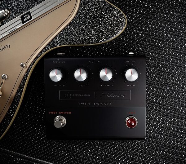 Jackson Audio Silvertone 1484 Twin Twelve Preamp Pedal - Limited Edition Black, Limited Edition Black, Action Position Back