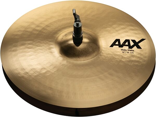 Sabian AAX Thin Hi-Hat Cymbals, Angled Front