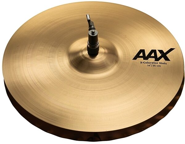 Sabian AAX Xcelerator Hi-Hat Cymbals (Pair), Brilliant Finish, 14 inch, Main