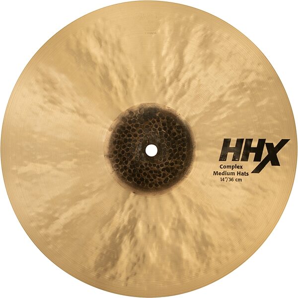 Sabian HHX Complex Medium Hi-Hat Cymbals (Pair), 14 inch, Action Position Back