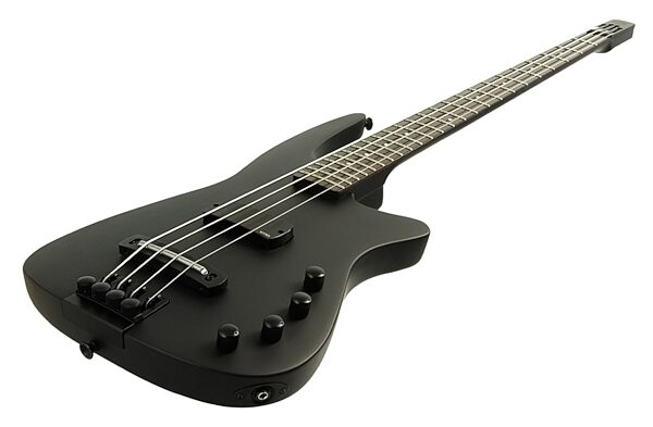 NS Design WAV4 Radius Electric Bass, Metallic Black Front Full Angle