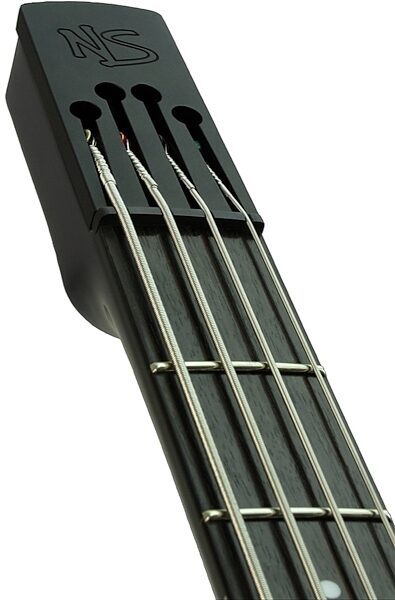 NS Design WAV4 Radius Electric Bass, Metallic Black Headstock