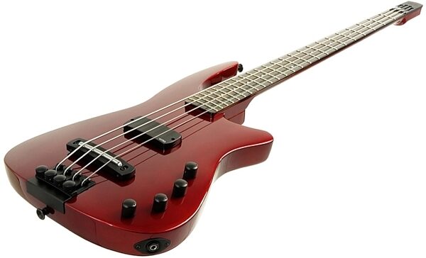 NS Design WAV4 Radius Electric Bass, Metallic Crimson Front Angle