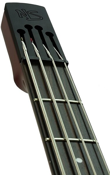 NS Design WAV4 Radius Electric Bass, Metallic Crimson Headstock