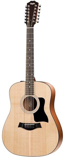 Taylor 150e Dreadnought Acoustic-Electric Guitar, 12-String (with Gig Bag), Main