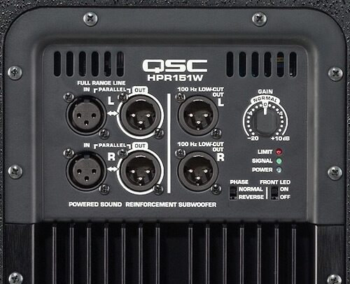 QSC HPR151W Powered Subwoofer (1x15 in.), Detail