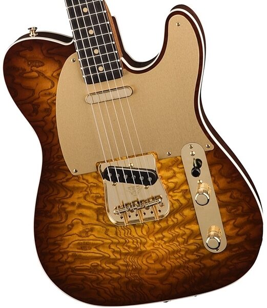 Fender Custom Shop Artisan Tamo Ash Telecaster Electric Guitar (with Case), Body2
