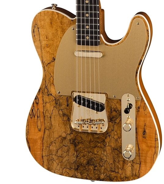 Fender Custom Shop Artisan Spalted Maple Telecaster Electric Guitar (with Case), Body1