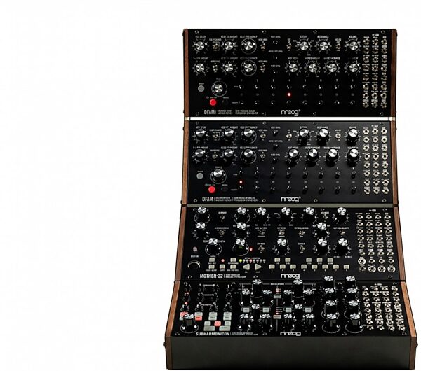 Moog 4-Tier Rack Kit for DFAM/Mother-32/Subharmonicon Synthesizer, Action Position Back
