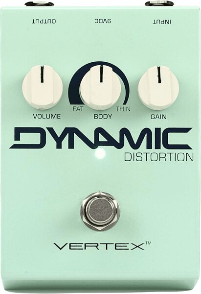 Vertex Dynamic Distortion Pedal, Overstock Sale, Action Position Back