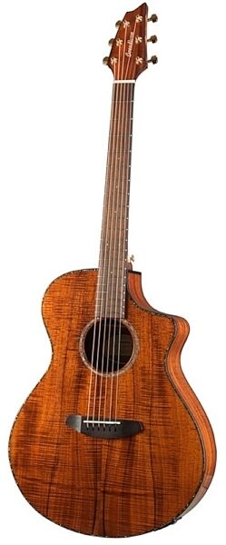 Breedlove Pursuit Concert All-Koa Acoustic-Electric Guitar (with Gig Bag), Main