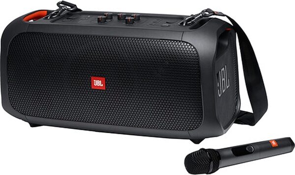 JBL PartyBox On-The-Go Portable Bluetooth Speaker, Action Position Back