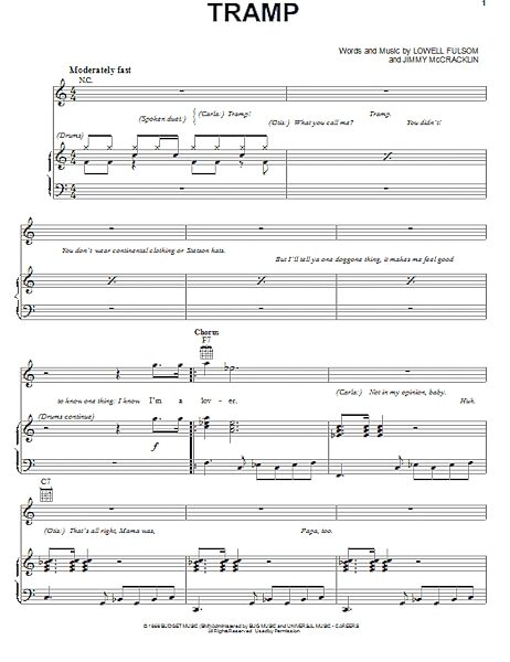 Tramp - Piano/Vocal/Guitar, New, Main