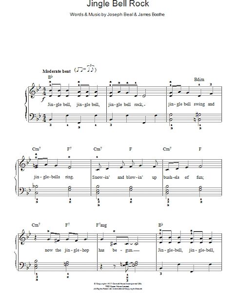 Jingle-Bell Rock - Easy Piano, New, Main