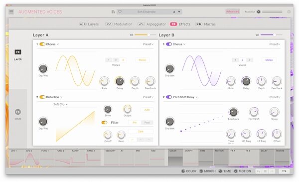 Arturia Augmented Voices Software Instrument, Digital Download, Action Position Back