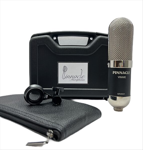 Pinnacle Microphones Vinnie Long Ribbon Microphone, Standard, Main with all components Front