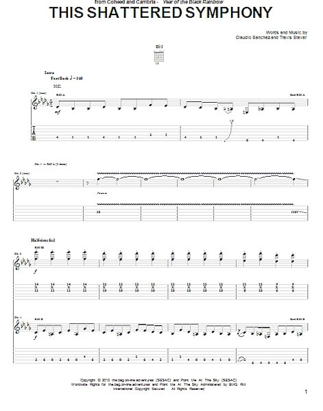 This Shattered Symphony - Guitar TAB, New, Main