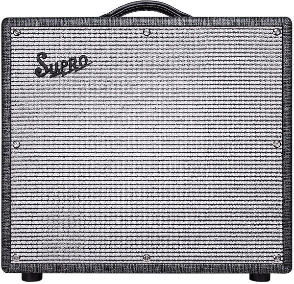 Supro Black Magick Reverb Guitar Combo Amplifier (25 Watts, 1x12"), New, Action Position Front