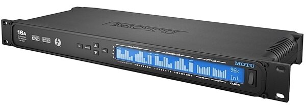 MOTU 16A Thunderbolt, AVB Ethernet, and USB Audio Interface, New, Angle