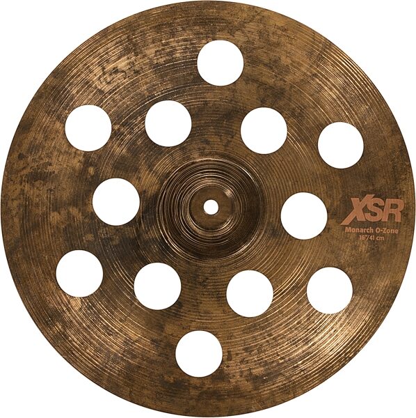 Sabian XSR Monarch O-Zone Crash Cymbal, 16 inch, Action Position Back
