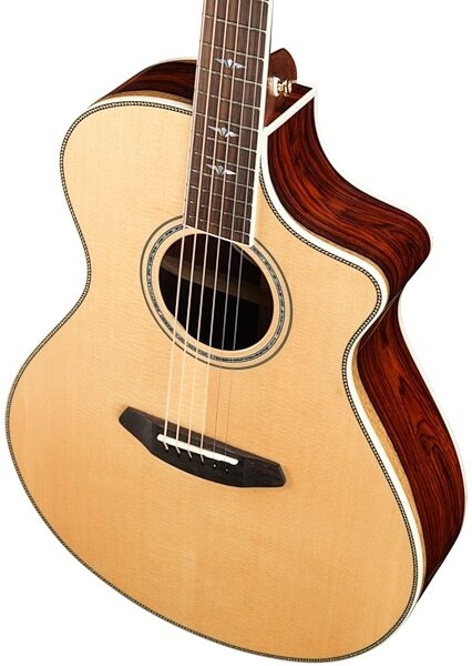 Breedlove Stage Exotic Concert CE Spruce Top Cocobolo Back and Sides Acoustic-Electric Guitar (with Gig Bag), View 2