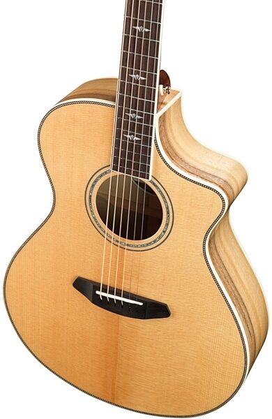 Breedlove Stage Exotic Concert CE Spruce Top Myrtle Back and Sides Acoustic-Electric Guitar (with Gig Bag), View 3