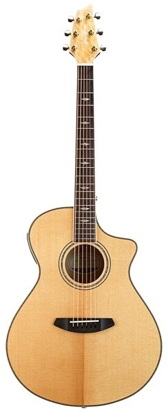 Breedlove Stage Exotic Concert CE Spruce Top Myrtle Back and Sides Acoustic-Electric Guitar (with Gig Bag), Main