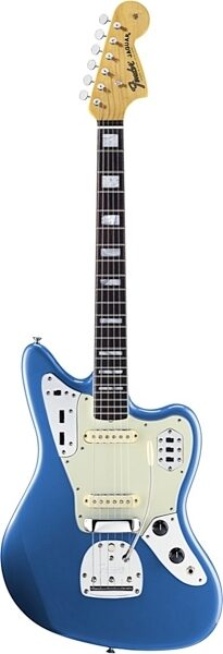 Fender 50th Anniversary Jaguar Electric Guitar with Case, Lake Placid Blue