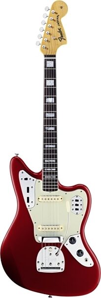 Fender 50th Anniversary Jaguar Electric Guitar with Case, Candy Apple Red