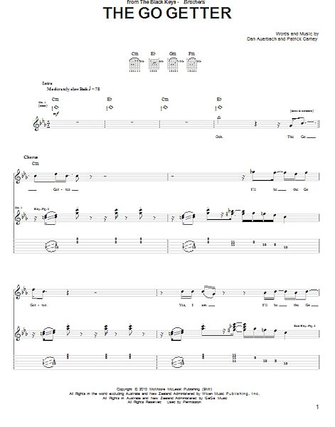 The Go Getter - Guitar TAB, New, Main