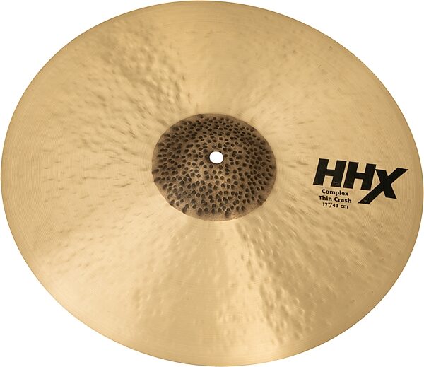 Sabian HHX Complex Thin Crash Cymbal, 17 inch, Action Position Back