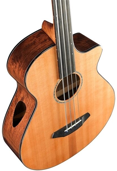 Breedlove Solo Jumbo Fretless CE Acoustic-Electric Bass (with Gig Bag), ve